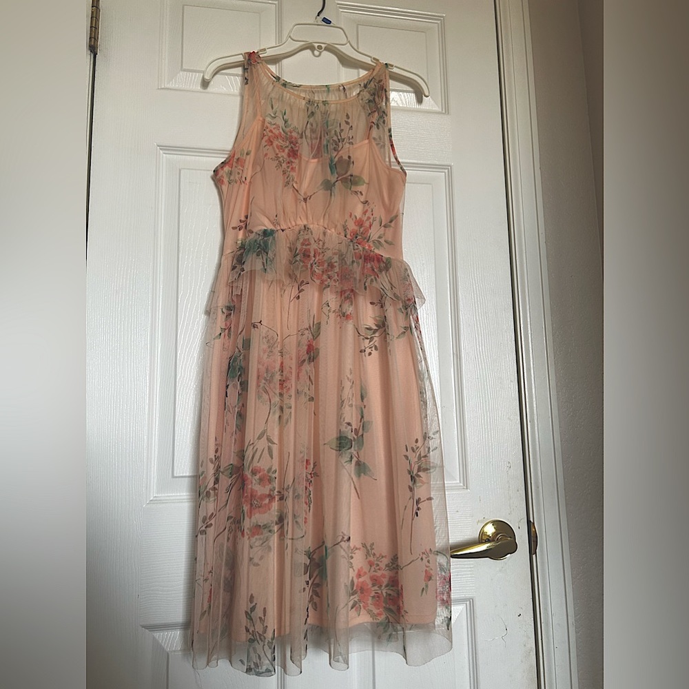 Lauren Conrad baby pink flower dress
